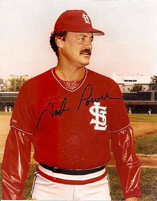 Ted Power Autographed Signed St. Louis Cardinals Photo - Autographs