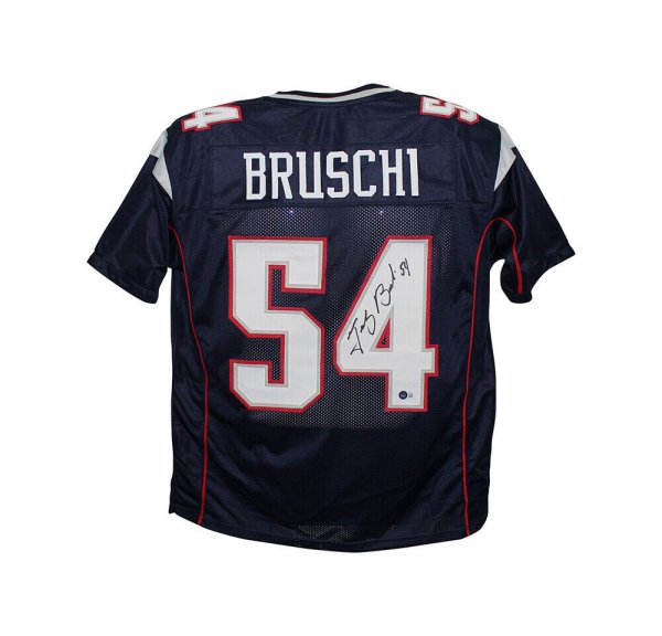 Tedy Bruschi Autographed Memorabilia  Signed Photo, Jersey, Collectibles &  Merchandise