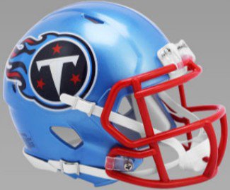 Tennessee Titans Speed Football Helmet FLASH