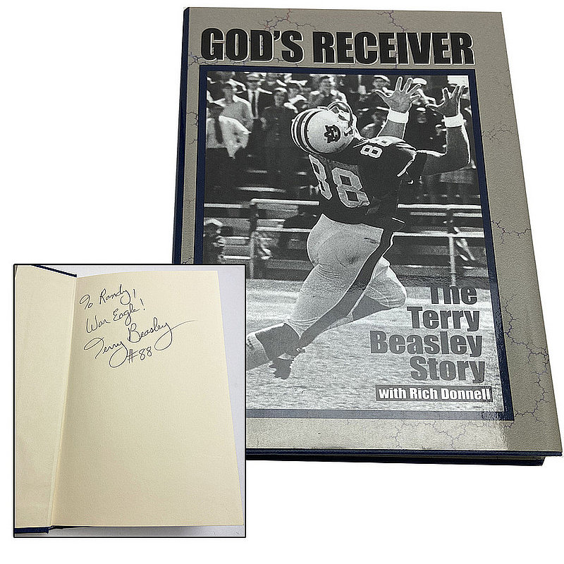 Terry Beasley Autographed Signed Biography God's Receiver -Certified Authentic