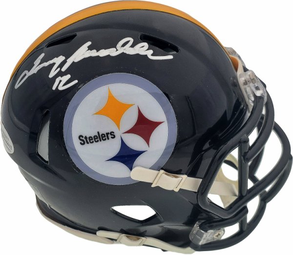 Pittsburgh Steelers #12 Terry Bradshaw Autographed Riddell ProLine Authentic  Full Size Helmet