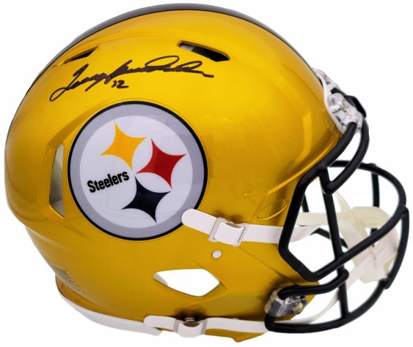 Hines Ward Autographed Steelers F/S Speed Authentic Helmet w/SB MVP-  Beckett W Hologram *Silver