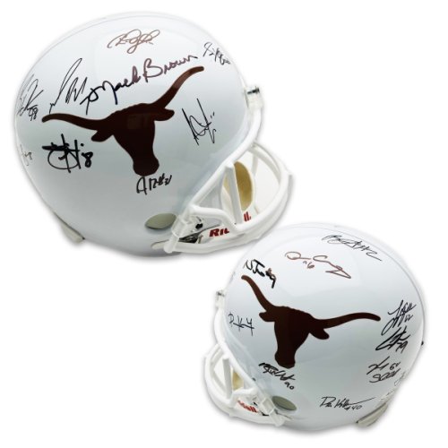 Texas 2005 National Champions Autographed Signed Texas Longhorns Riddell Full Size Replica Helmet  - PSA/DNA Authentic
