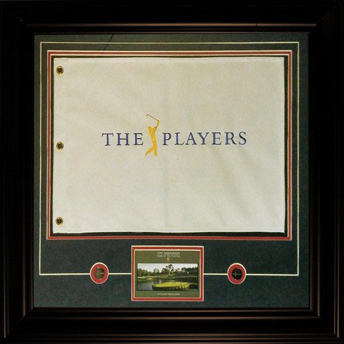 The Players Championship (Tpc Sawgrass) Deluxe Framed Golf Pin Flag
