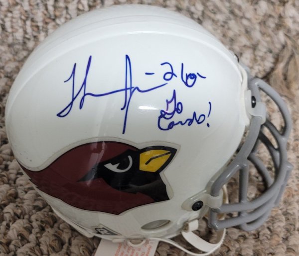 Thomas Jones Autographed Signed Arizona Cardinals Mini Helmet - Autographs