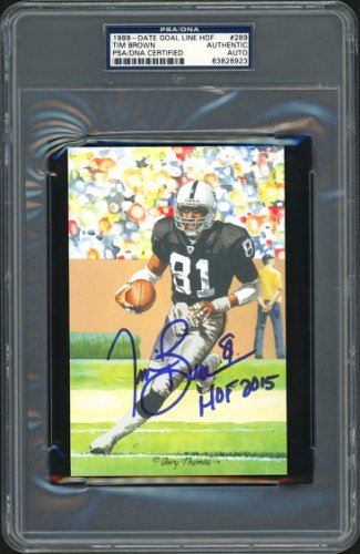 Oakland Raiders Tim Brown Autographed Framed Black Jersey Beckett BAS  Witness Stock #210138 - Mill Creek Sports