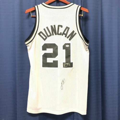 tim duncan signed jersey