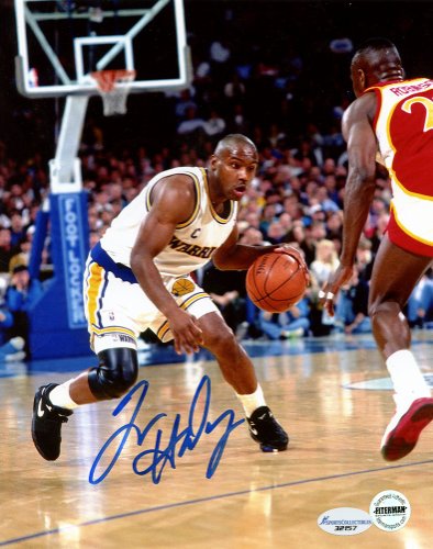 Tim Hardaway Signed Golden State Warriors NBA Basketball Jersey JSA –  www.