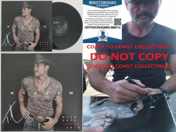 2 TIM MCGRAW AUTOGRAPHED PICTURE SIGNED 8X10 PHOTO REPRINT 