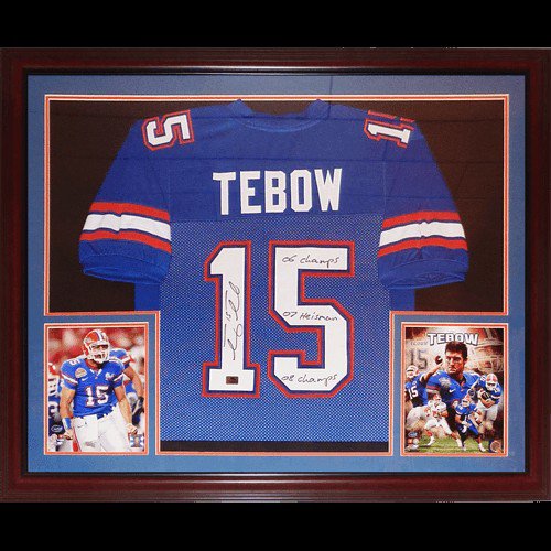 tim tebow signed jersey