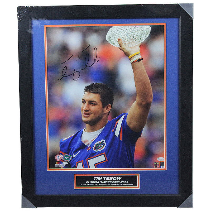 Tim Tebow Autographed Football Memorabilia & NCAA Merchandise
