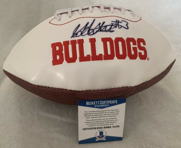 todd gurley signed football