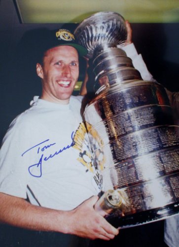 Tom Barrasso Autographed Signed 16X20 Pittsburgh Penguins Photo - Main Line Autographs