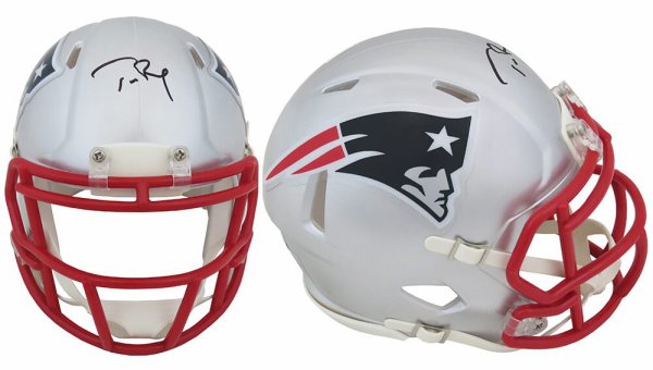 Steve Grogan Autographed/Signed New England Patriots TB Mini Helmet JSA 