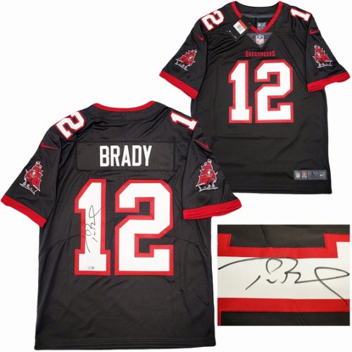 Tom Brady Signed Nike LTD Buccaneers Jersey Size L SB LV MVP Auto Fanatics  COA