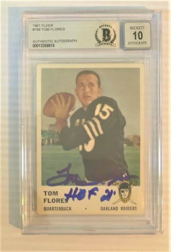 Tom Flores Signed Autographed 8X10 Photo Oakland Raiders Coach JSA AB54577  - Cardboard Legends