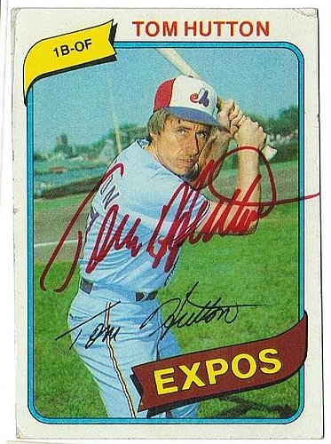 Steve Rogers Signed 1980 Topps Baseball Card - Montreal Expos