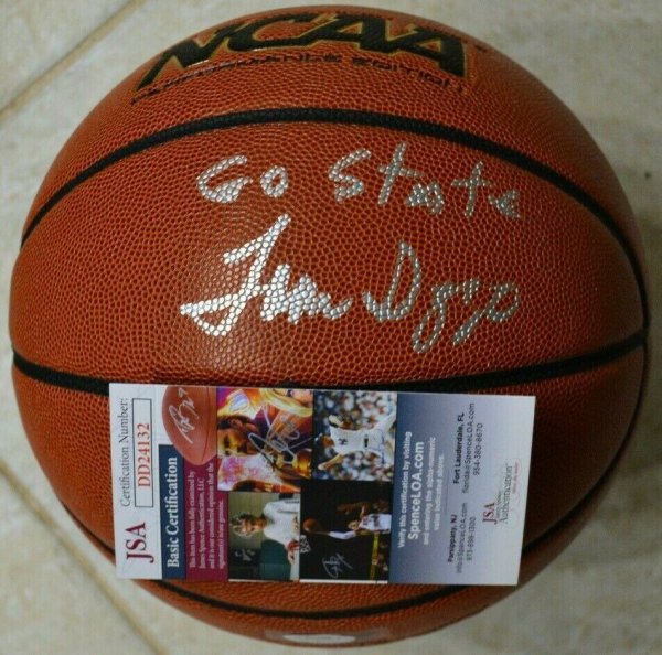 tom izzo autographed basketball