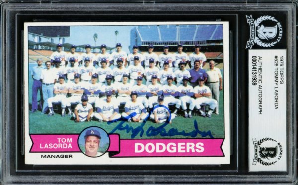 Tommy Lasorda Signed Autographed Matted 8X10 Photo Dodgers To Tom JSA  AJ82994 - Cardboard Legends