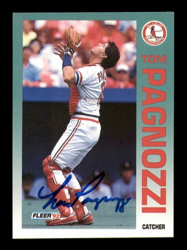 Lot Detail - TOM PAGNOZZI AUTOGRAPHED 1987 ST. LOUIS CARDINALS