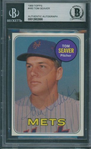 Tom Seaver Autographed Memorabilia | Signed Photo, Jersey, Collectibles ...