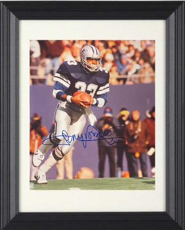 Autographed TONY DORSETT Dallas Cowboys 11X14 Photo JSA