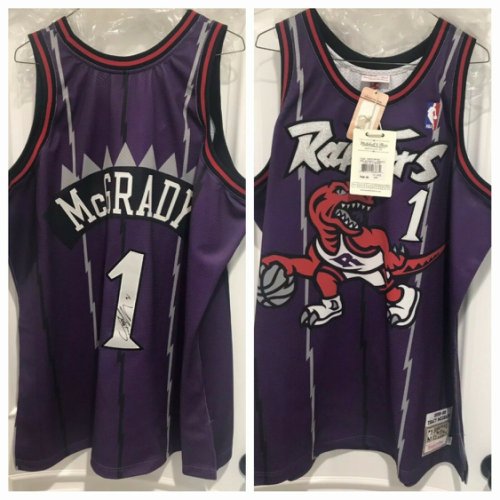 signed tracy mcgrady jersey
