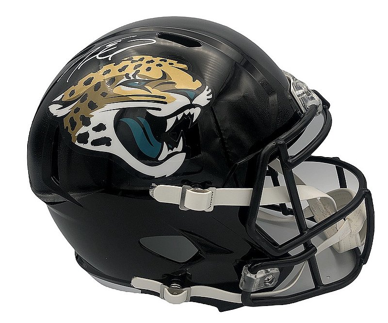Travis Etienne Jacksonville Jaguars Autographed Riddell Speed Authentic Helmet