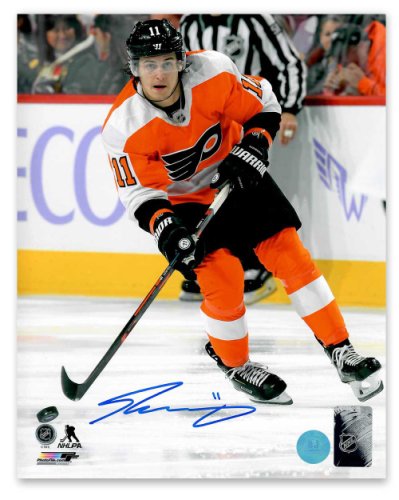 Travis Konecny Philadelphia Flyers Autographed Orange Adidas 2020