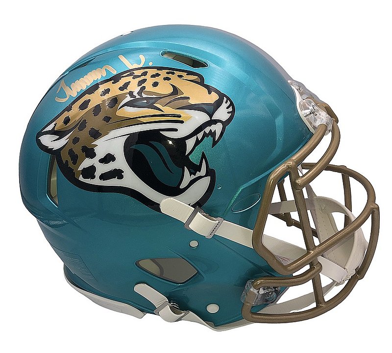 Travon Walker Autographed Signed Jacksonville Jaguars Riddell Speed  Authentic Full Size Helmet with 21 1st Pick Inscription - Beckett  Authentic