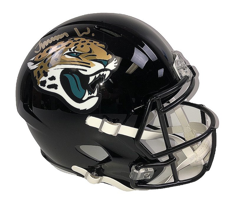 Travon Walker Autographed Signed Jacksonville Jaguars Riddell Speed  Authentic Full Size Helmet with 21 1st Pick Inscription - Beckett  Authentic