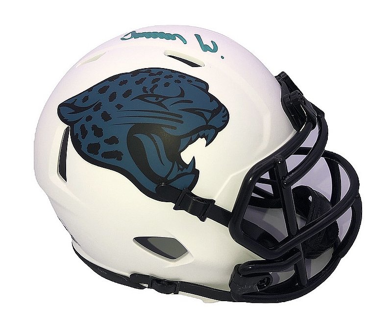 Travon Walker Autographed Signed Jacksonville Jaguars Riddell Speed  Authentic Full Size Helmet with 21 1st Pick Inscription - Beckett  Authentic