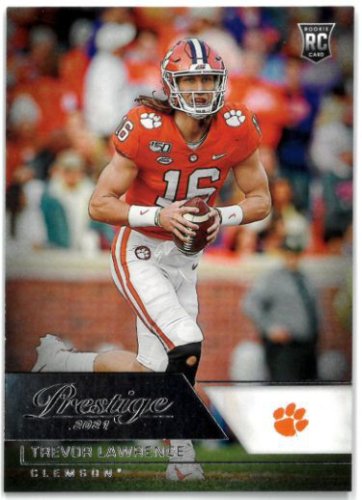 TREVOR LAWRENCE JACKSONVILLE JAGUARS ROOKIE CARD JERSEY #16 CLEMSON RC 2021  Leaf