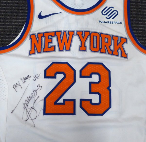 Tim Hardaway Jr. Signed Knicks Jersey (JSA)