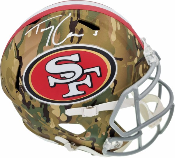 NFL San Francisco 49ers Frank Gore Speed Replica Full Size Helmet Eclipse  Alt - Sinbad Sports Store