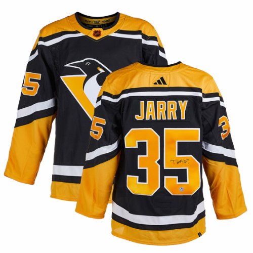 Tristan Jarry Pittsburgh Penguins Autographed Adidas Jersey