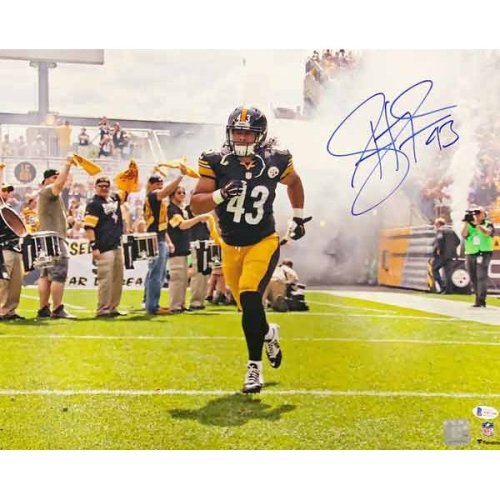 Troy Polamalu Pittsburgh Steelers Autographed Black Football Jersey