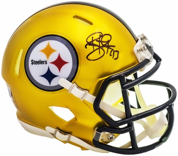 Troy Polamalu Pittsburgh Steelers Fanatics Authentic Autographed Riddell  Speed Mini Helmet