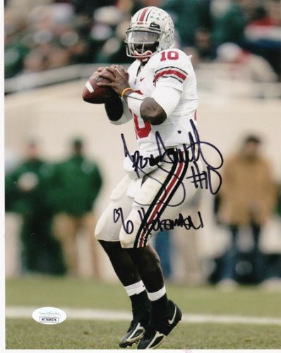 Troy Smith Autographed Signed Ohio State Buckeyes Heisman 06 JSA Authenticated 8X10 Photo
