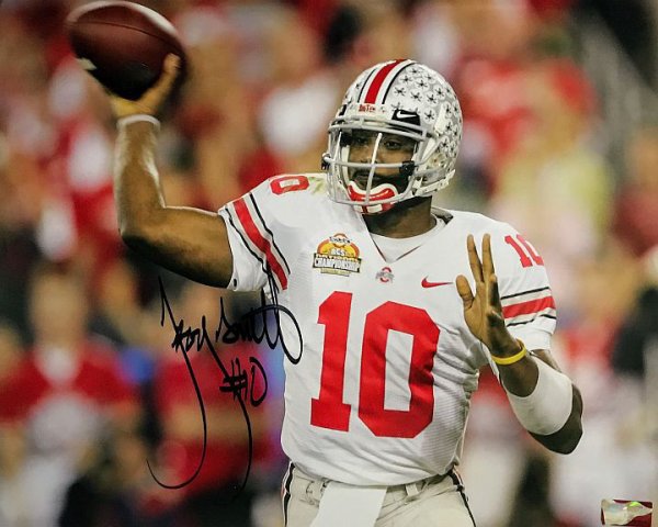 troy smith autographed jersey