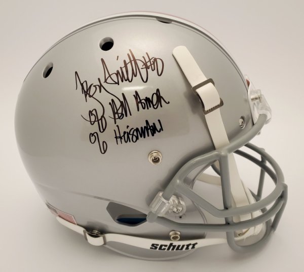 Troy Smith OSU Autographed Signed Replica Helmet - Certified Authentic