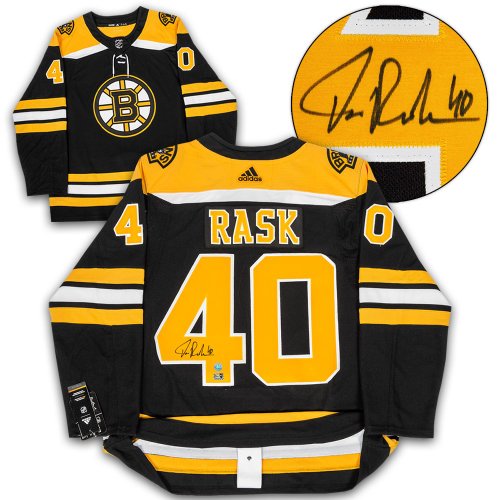 Adidas Boston Bruins NHL Jersey Team Autographed - Large Black & Gold with  Tags