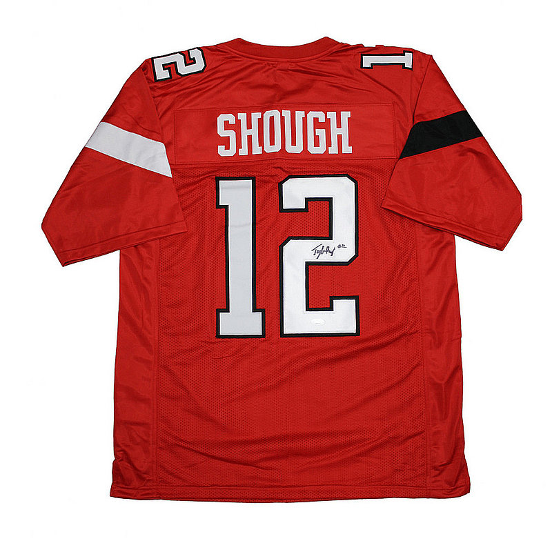Tyler Shough Autographed Signed Texas Tech Red Raiders Custom Red Jersey - JSA Authentic