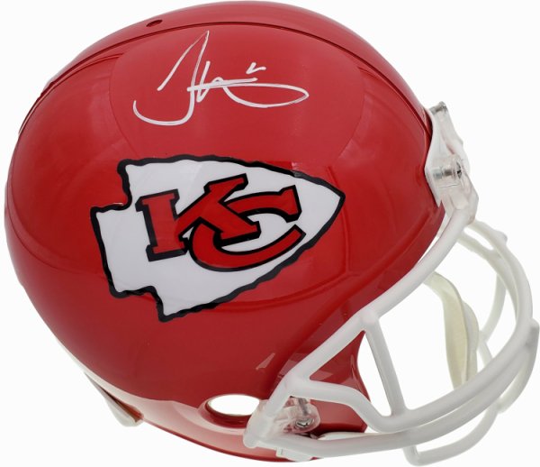 Kansas City Chiefs Autographed Full Size Helmets Signed Helmets