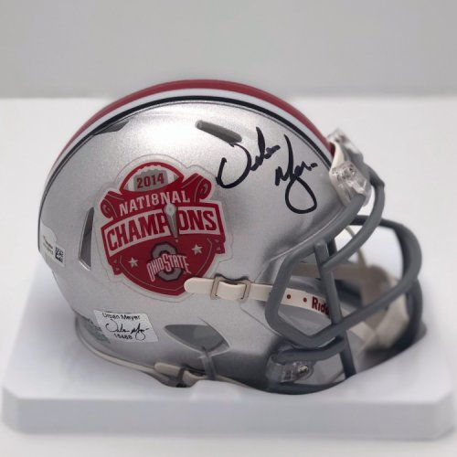 urban meyer signed helmet