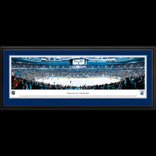 Vancouver Canucks Deluxe Framed Stadium Panoramic - Rogers Arena