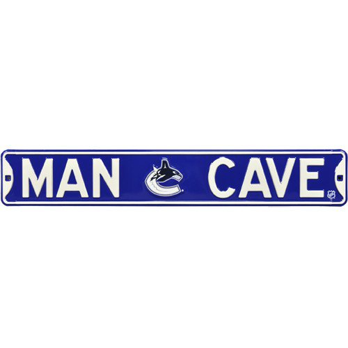 Vancouver Canucks Man Cave Authentic Street Sign