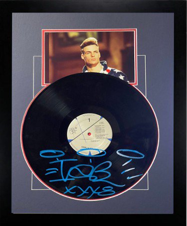 Vanilla Ice Autographed Signed 1990 Ice Ice Baby Album/6x8 Photo/Sketch 16X20 Custom Framing- JSA #PP75244