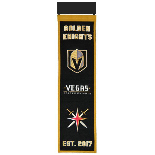 Vegas Golden Knights Logo Evolution Heritage Banner