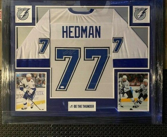 Victor Hedman autographed signed jersey Tampa Bay Lightning JSA COA at  's Sports Collectibles Store